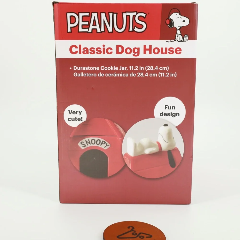 PEANUTS CLASSIC DOG HOUSE‎ COOKIE JAR